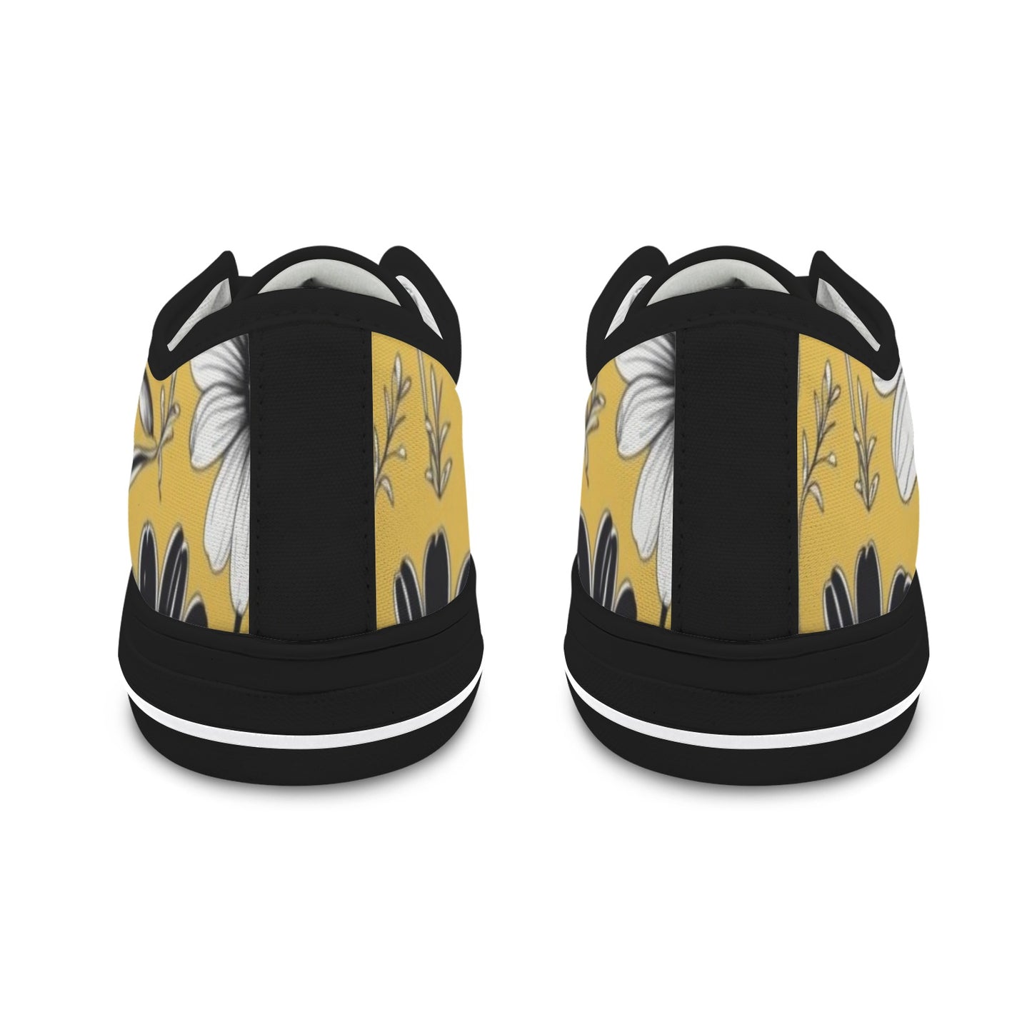 Yellow Blossom Low — Black