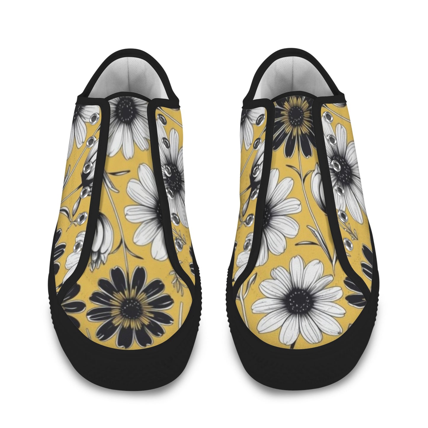 Yellow Blossom Low — Black