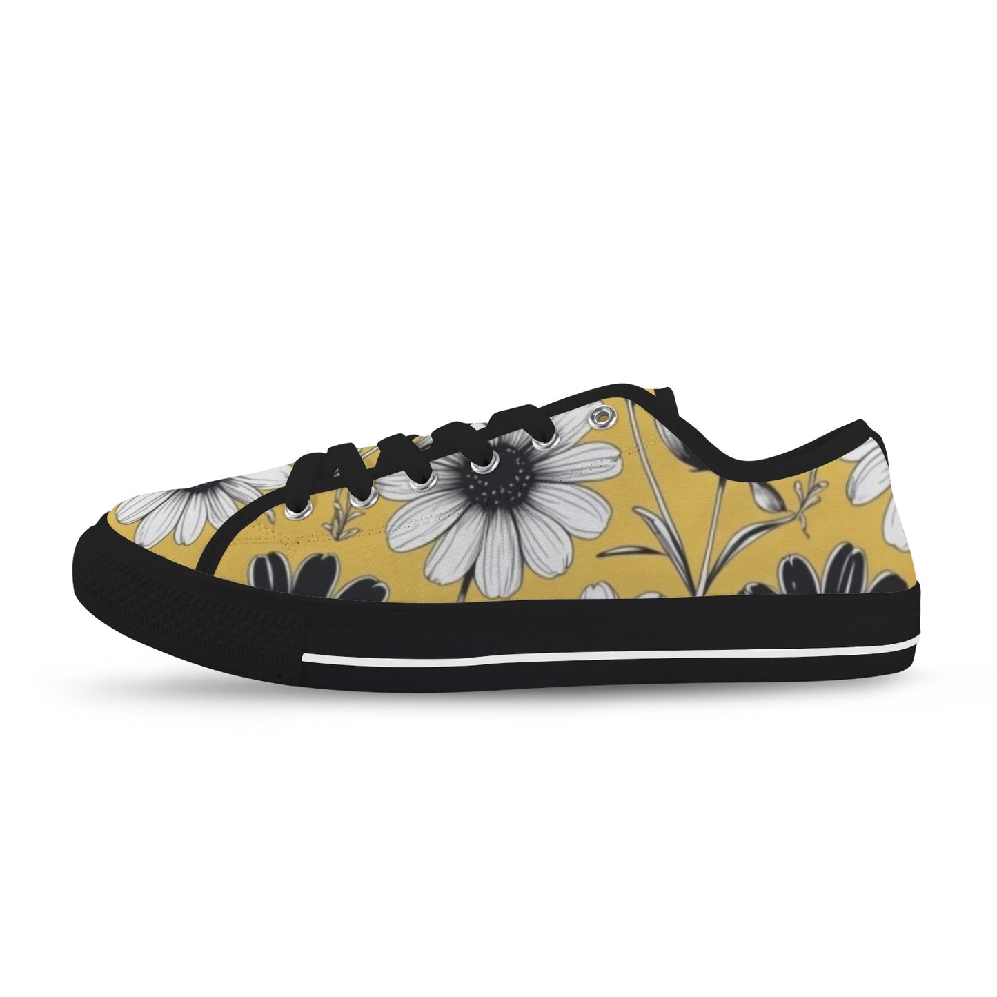 Yellow Blossom Low — Black
