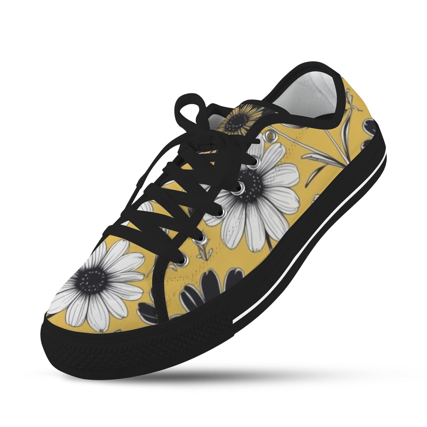 Yellow Blossom Low — Black