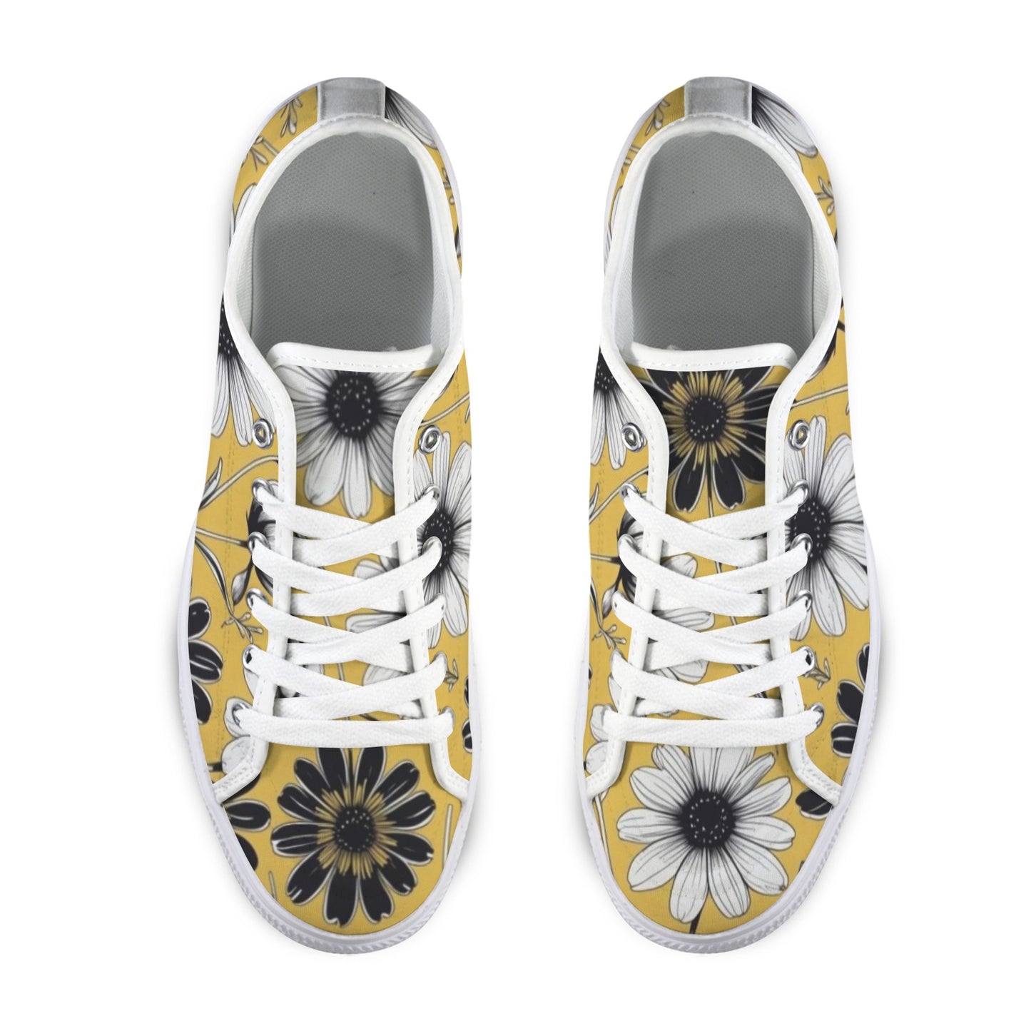 Yellow Blossom Low — White