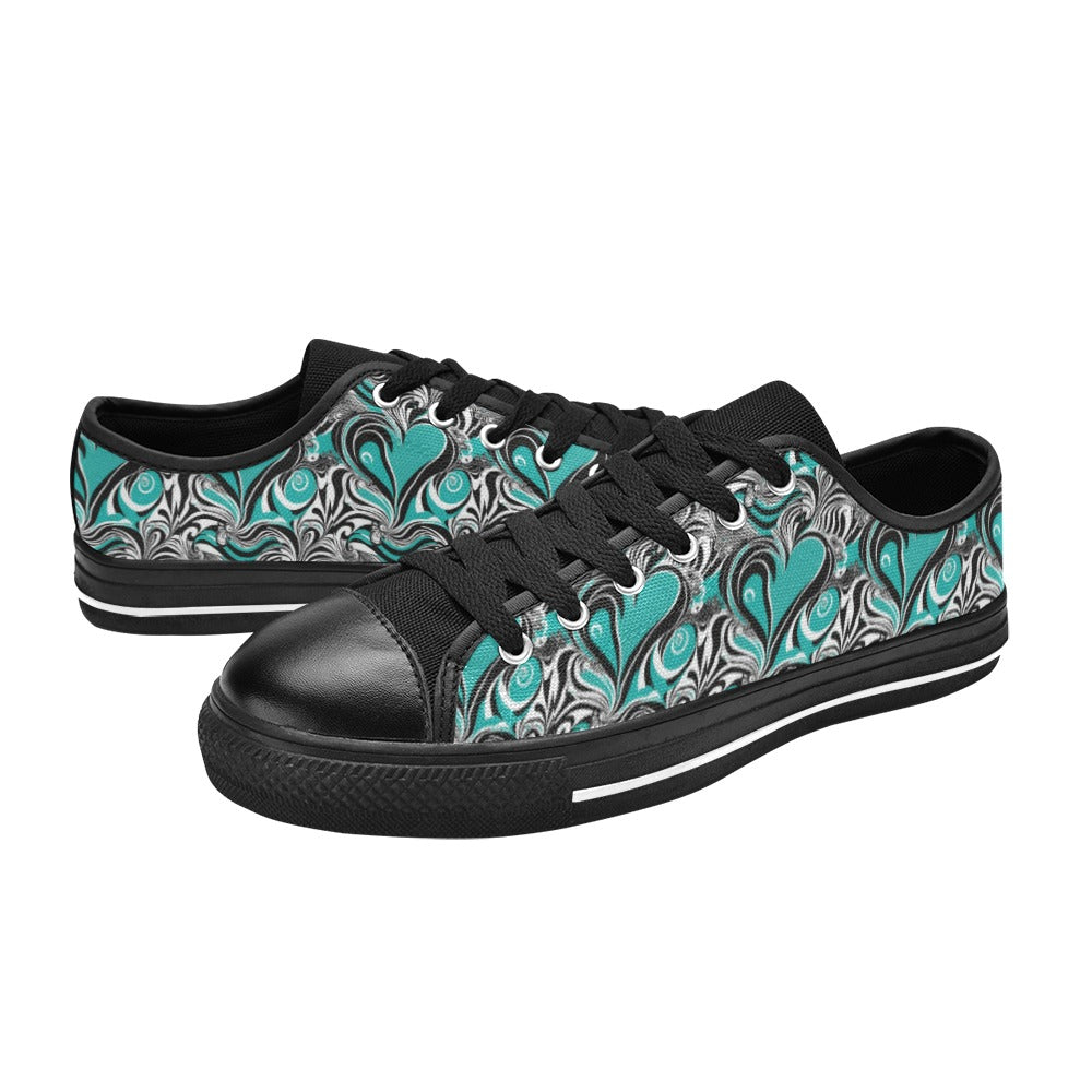 Flowing Heart Low — Turquoise