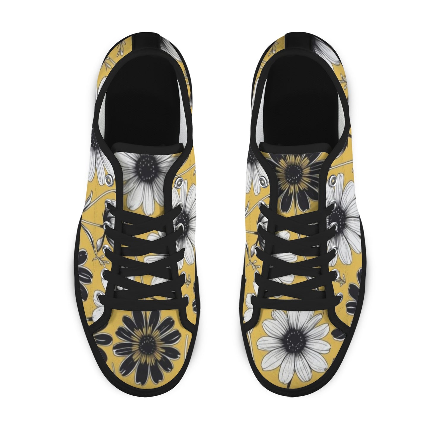 Yellow Blossom Low — Black