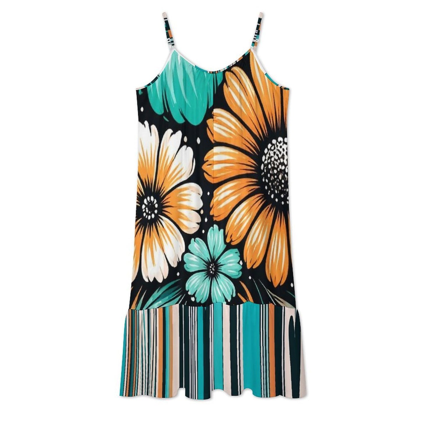 Petal and Vine Suspender Dress