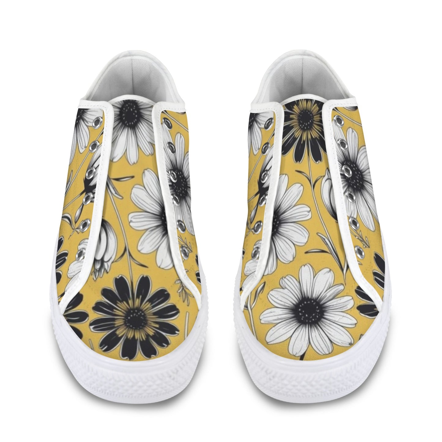 Yellow Blossom Low — White