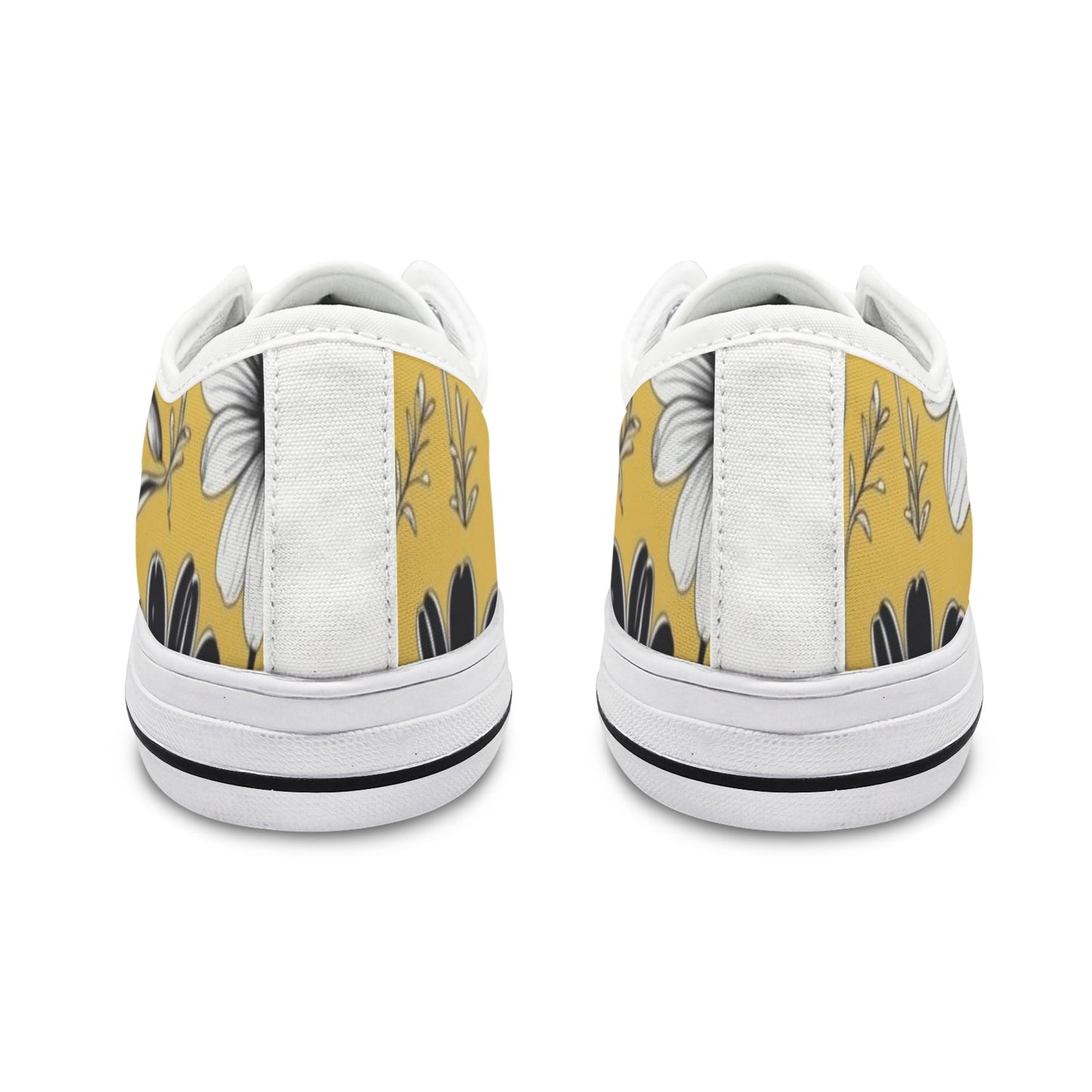 Yellow Blossom Low — White
